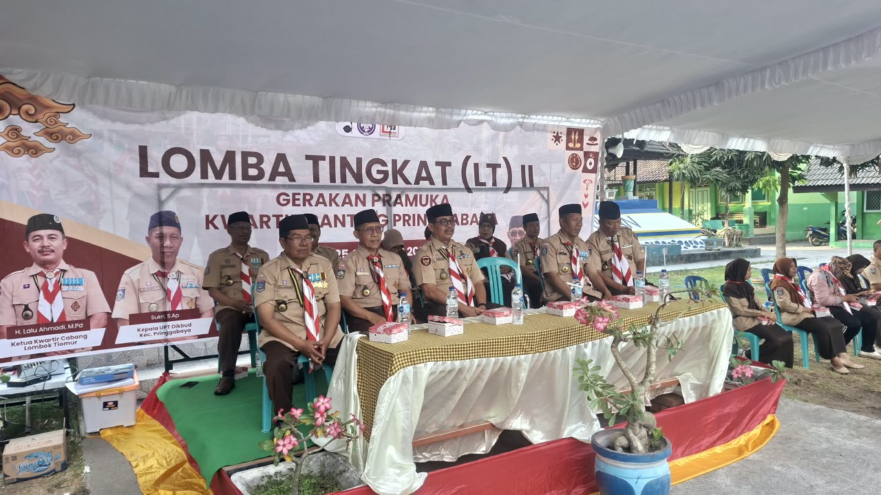 GERAKAN PRAMUKA KWARTIR RANTING PRINGGABAYA GELAR LOMBA TINGKAT II (LK II) DI SMP NEGERI 3 PRINGGABAYA