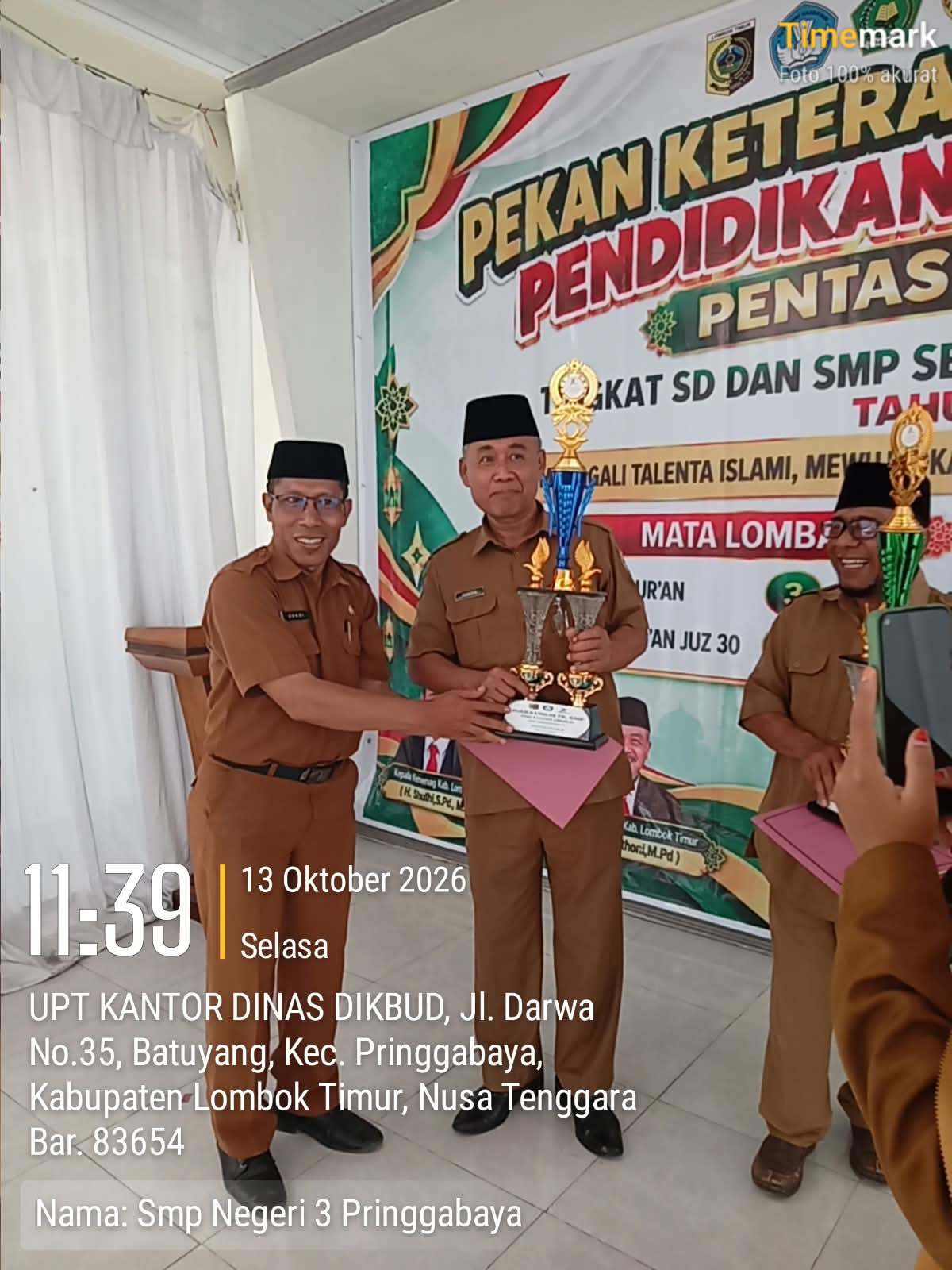 PENTAS PAI MEMANAS! 5 SISWA SMPN 3 PRINGGABAYA BORONG 5 PIALA, RAIH GELAR JUARA UMUM!